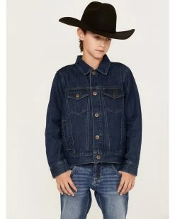 Cody James Boys' Coasting Medium Wash Unlined Denim Jacket